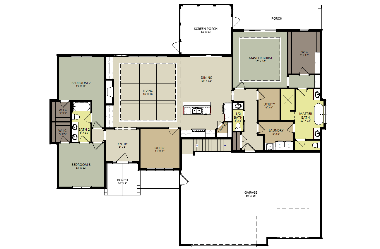 Arlo First Floor Floor Plan